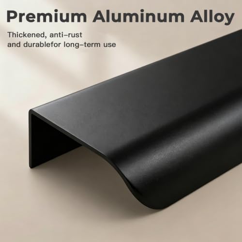 SZSIQI 5 Pcs Poignet de Porte Cuisine Noires, 120mm – vue 3
