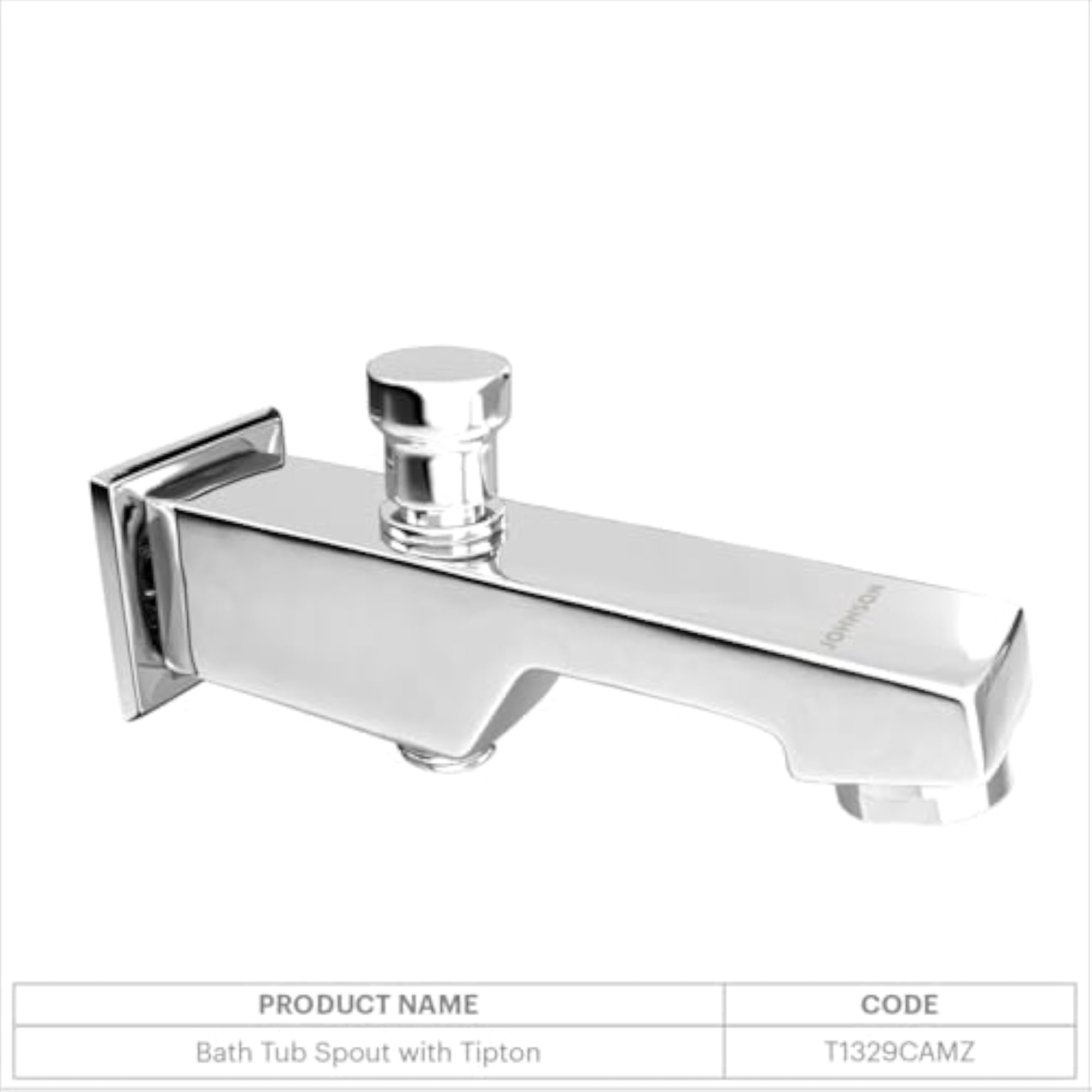 Nova Brass Bath Tub Spout with Tip-Ton Wall Flange