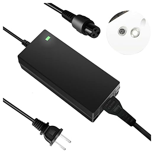 EVAPLUS 42V Charger PowerFast 3-Prong Inline Connector for 36V Pocket Mod, Sports Mod Lithium Battery, Battery Charger for Electric Scooter