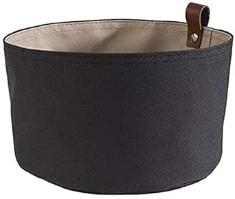 APS Brottasche aus schmutzabweisender, waschbarer Kunstfaser – Vielseitig nutzbarer Brotkorb für Backwaren, Obst oder Cerealien (Ø 20 cm)