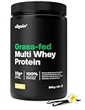 Amazon.co.uk Vilgain Grass-Fed Multi Whey Protein Vanilla 900 g| 3 Protein Sources for Extended Release | Digestive Enzyme Complex | Natural Stevia Sweetened Shake | Low Sugar & Fat | 23g Protein #ad #ad