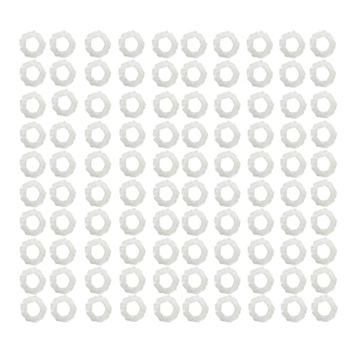 100Pcs Disposable Steering Wheel Covers – Clear Plastic Protective Wrap for Auto Repair, Detailing, Rental | Universal Steering Wheel Protector