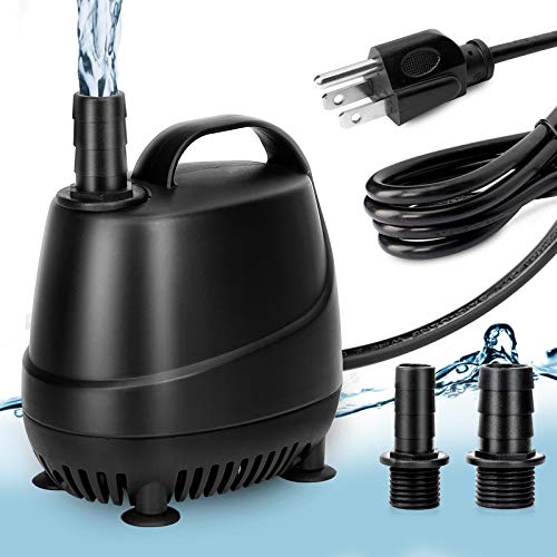 45W AQQA Submersible Water Pump with 920 Gallons Per Hour Flow Rate