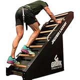 JACOBS LADDER Gronk Edition Step Machine, Gronk Edition | Black | Dimensions 76" x 27.25" x 65.5" | 300 lbs