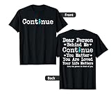 Person Behind Me Suicide Prevention & Depression Awareness T-Shirt