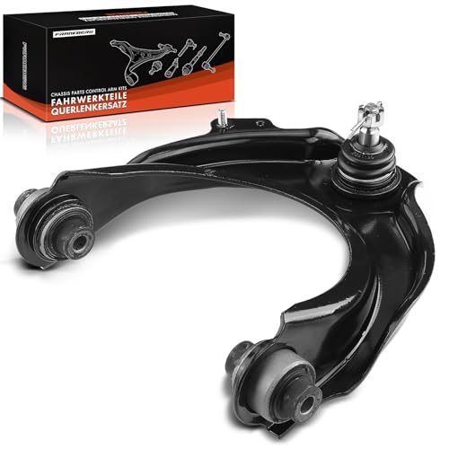 Image of Frankberg Control Arm Suspension Arm Front Axle Left Driver Side Upper Compatible with Accord VII CL CN 2003-2005 Accord VII Tourer CM CN 2003-2005 Replace# 51460SECA01