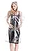 Mother and Children Transparent with Colorful Edge Fashion Raincoat,Adult