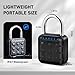Auntyfey Smart Combination Lock for Locker, Digital Padlock for Gym Locker Lock with APP, 6 Digit Combination Lock, Waterproof Outdoor Gate Lock Padlock for School, Gym, Fence, Travel