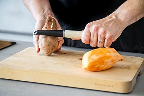 KitchenAid Euro Peeler, Peelers for Kitchen, Durable and Easy to Clean, Almond Cream
