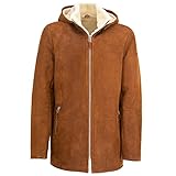 stylische Herren Lammfelljacke ROBIN, hergestellt aus naturgewachsenem Merino Lammfell