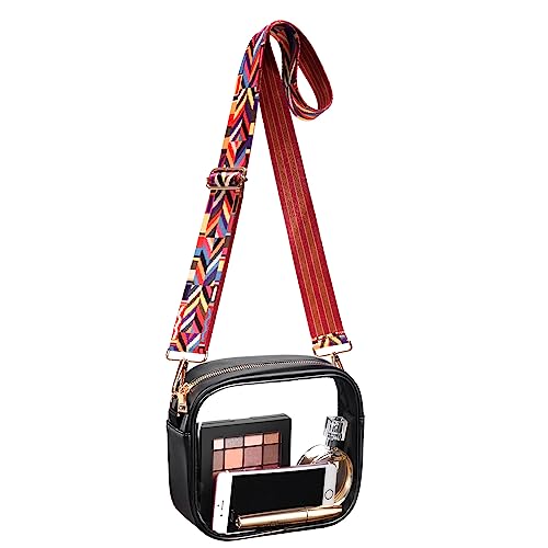 Fangsun Clear Bag Stadium Approved, Clear Crossbody Purse For Women, Transparent Messenger Shoulder Bag For Concert, Festival #TOP20