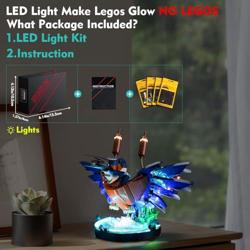 VONADO LED Light Kit Compatible with Lego Kingfisher Bird 10331 for Adults (Lights Only, No Models) by VONADO - Used condition - Image 8