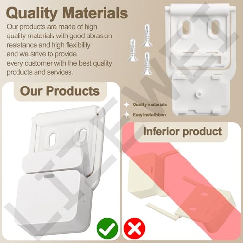 Garage Door Mounting Bracket for SimpliSafe Entry Sensors - Easy Installation Garage Door Security Accessory, Sensor Not Included - Thumbnail 6
