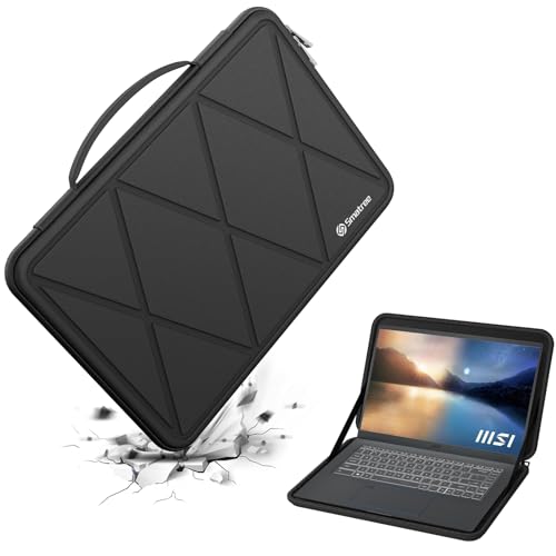 Smatree Funda protectora rígida de EVA compatible con MSI Prestige 15 A11SCS/A11SCX/A11SC/A10SC, para portátiles MSI Stealth GS66 12UHS/12UH/12UGS de 15.6" (X8277)