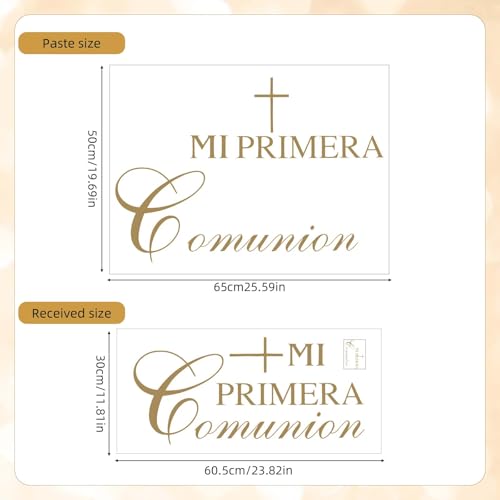 Decoración para Primera Comunión Vinilo Adhesivo miniatura 2
