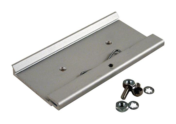 Clip DIN aluminium rigide fixation de boîtier sans vibration