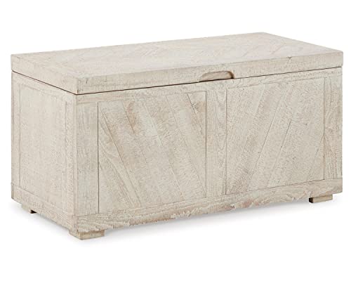 Signature Design by Ashley Ryker Modern Rustic Storage Trunk or