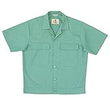 [ミドリ安全] 作業服 半袖 ジャンパー 男女兼用 MS5009 上 エメラルドグリーン L