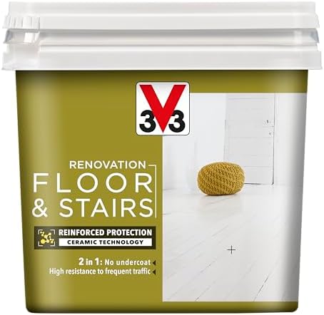 V33 Renovation Floor & Stairs Paint Cotton 750ml : Amazon.co.uk: DIY ...