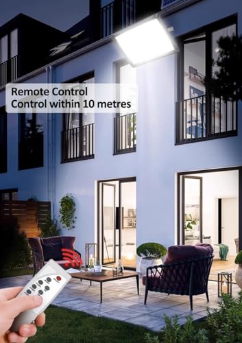 Éclairage solaire étanche IP67 200W avec télécommande pour parking extérieur - 6
