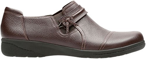 Clarks Clarks Women's Cheyn Madi Loafer, Dark Brown Tumbled Leather, 7 W US