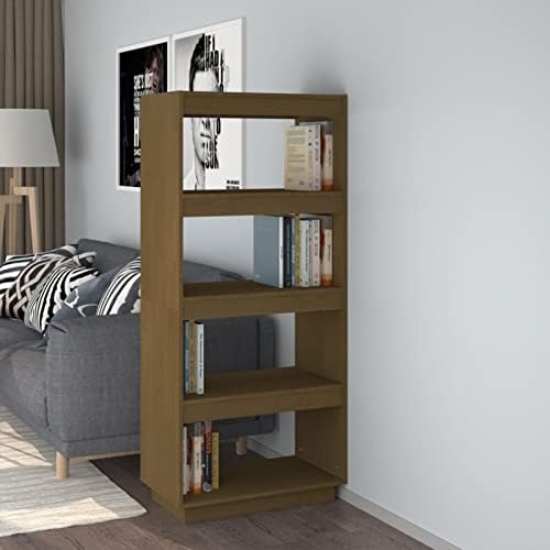 Susany Book Cabinet Room Divider Bookcase Room Partition Storage Unit Display Shelf Home Living Room FurnitureConcrete Grey 60x30x72 cm
