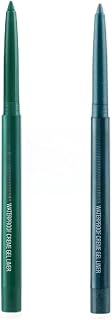eyeliner pencil retractable eyeliner creamy pigmented smudge proof eye liner pen Green & Shimmer Green