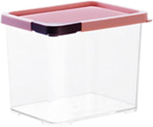 Recipientes de almacenamiento de alimentos con tapa, organización de despensa de cocina y tanque de almacenamiento sellado para alimentos secos a