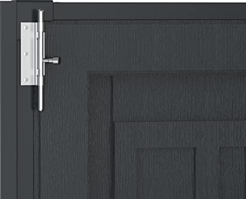 Duramax YardMate 5' x 8' PLUS Plastic Garden Shed with Plastic Floor - Anthracite & Adobe - 15 Years Warranty