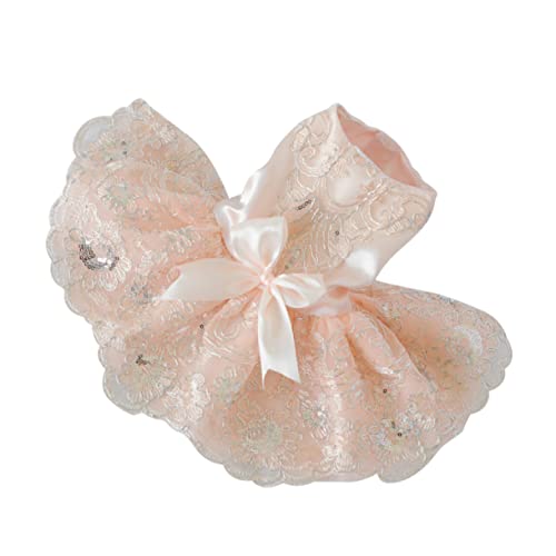 Toddmomy 2 Unidades pano de vestido de cachorro Roupa de cachorro para casamento Vestido de cachorro