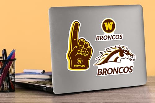 Image of Western Michigan University 9ct Vinyl Large Deluxe Stickers Variety Pack - Laptop, Water Bottle, Scrapbooking, Tablet, Skateboard, Indoor /Outdoor - Set of 9