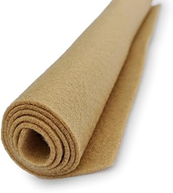 Beige Tan - Light Brown - Premium Acrylic Felt XL Craft Sheet 12" x 18"