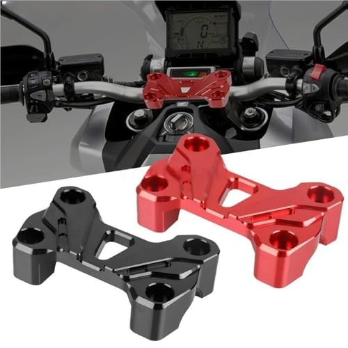Support de guidon moto CB650R en aluminium finition argent - 2