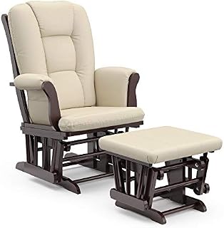 Storkcraft Tuscany Glider and Ottoman, Espresso/Beige