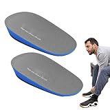 Plantillas para altura y altura del zapato: los zapatos elevadores invisibles elevan la longitud de la pierna, elevador de talón para zapatos, insertos de elevación de talón transpirables para hombres