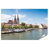 islandburner XXL Bild Poster Regensburg Panorama mit Dom 