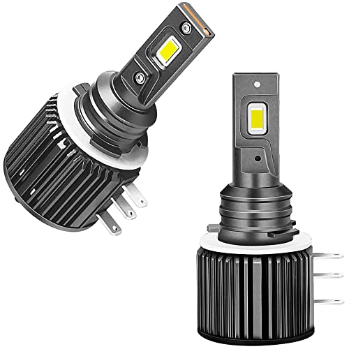 CHOPDARK H15 LED Bulbs High Beam DRL 80W 20000Lm 6500K For Volkswagen Golf 6 7 MK6 MK7 Audi BMW Plug and Play Thermal Copper Tube 2pcs 64176 12580 PGJ23T1