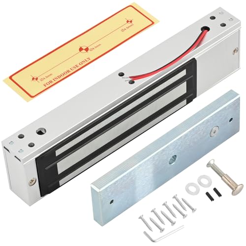 Electromagnetic Door Lock 12V DC Fail-Safe, Heavy-Duty 770LBS Holding, Surface-Mount, for Metal & Wooden Doors, Office/Commercial by hongjin - Used condition - US$60.97