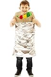 Burrito Costume For Kids | Fun & Festive Halloween & Cosplay Outfit | Easy Pull Over Design | Sized To Fit Most Children