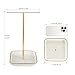 Jewelry Holder Stand with Ceramic Base: 12