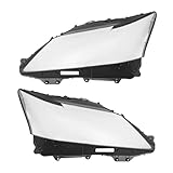 XIJIE Headlights Lens Covers Set Compatible with 2012 2013 2014 2015 Lexus GS250 GS350 GS450H Headlamp Covers Driver's Left Side and Passenger's Right Side LH+RH