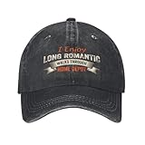 Generic Adult Unisex Baseball Cap I Enjoy Long Romantic Walks Through Home Depot Black Cotton Hat