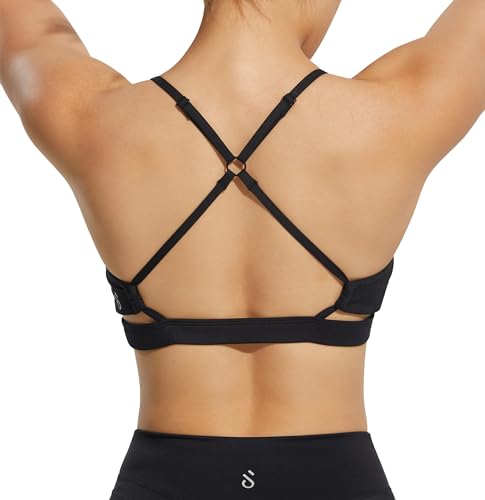 JOYSPELS Cross Back Sports Bras for Women
