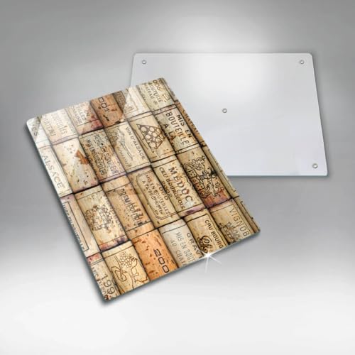 Planche de cuisson Wallfluent 40x52cm | Grand protège-plaque de cuisson en verre résistant - 6
