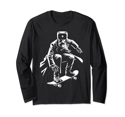 Grigori Yefimovich Rasputin Skateboarder Long Sleeve T-Shirt