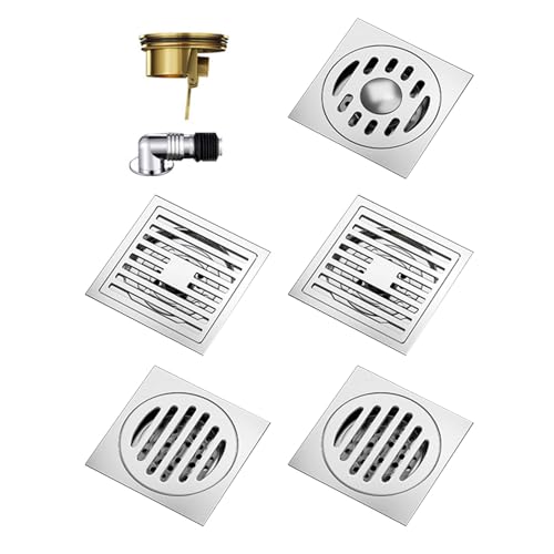 Portable Sturdy Stainless Steel Bathroom Drain Effective Hair and Debris Catcher for Daily Household Use
