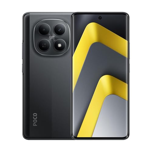 XIAOMI POCO M8 5G - Smartphone de 8+512GB, Pantalla de 6,77" 120Hz Flow AMOLED, Snapdragon 6 Gen 3, cámara Dual de 50MP IA, Carga Turbo de 45W, Cargador no Incluido, Negro