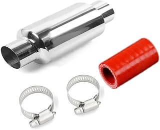 Gaslos 1Set Stainless Steel Exhaust Pipe Muffler Silencer Kit ForHPI BAJA ROVAN 5B 5T 5SC LOSI TDBX FS 1/5 RC Car