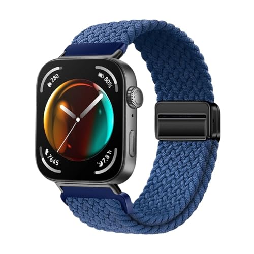 [PLYYQZM] Hua wei �ɍ��� Watch Fit 3 4 4Pro�p�i�C�����҂݃��[�v�X�g���b�v.Hua wei �ɍ��� Fit4/Fit4pro�p�X�|�[�c�u���X���b�g �����p�o���h�ɓK�p(Cold sea blue,For Fit 3)