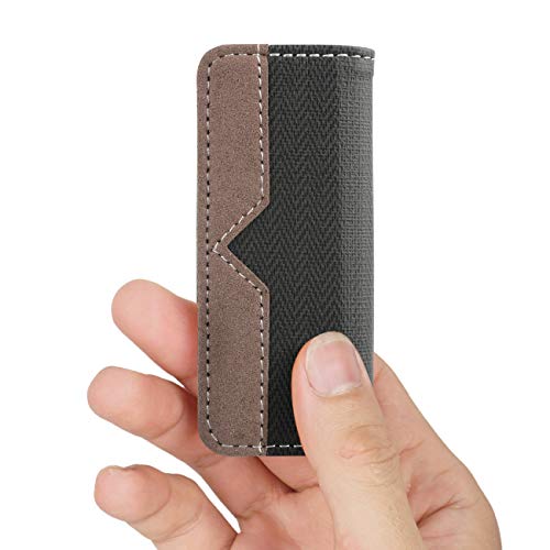 Carrying case for AliveCor KardiaMobile 6L - Travel Case Fits in Pocket for AliveCor, Features Magnetic Closure to Keep Kardia EKG Monitor Safe On The Go, Black